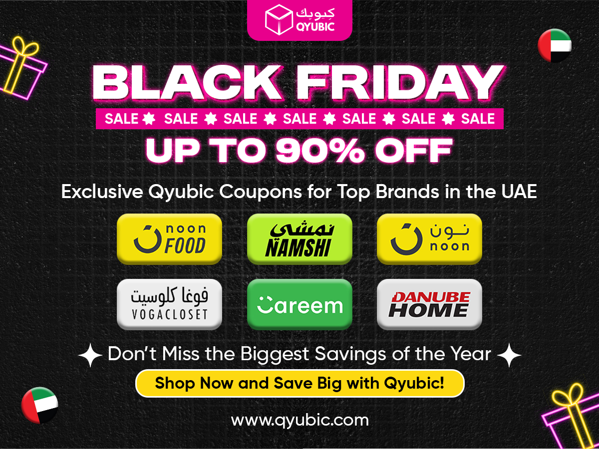 Black Friday discounts UAE 2024 with top brand coupons.
