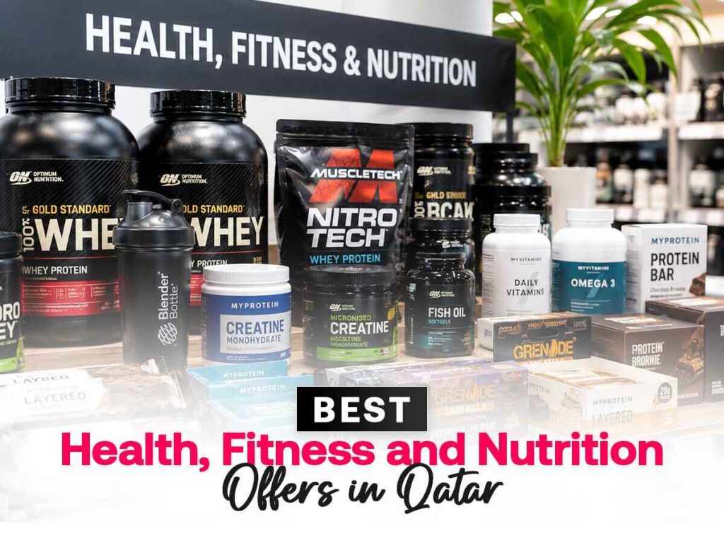 Health, fitness, and nutrition summer sale deals in Qatar for supplements, vitamins, and protein products