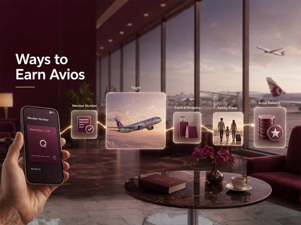How to earn Avios with Qatar Airways Privilege Club through eligible flights, family travel and partner spending | QYUBIC VERIFIED COUPON CODES