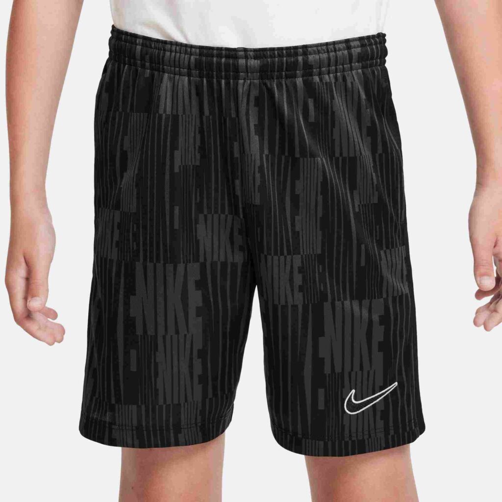An image of a Nike's black kid football shorts 