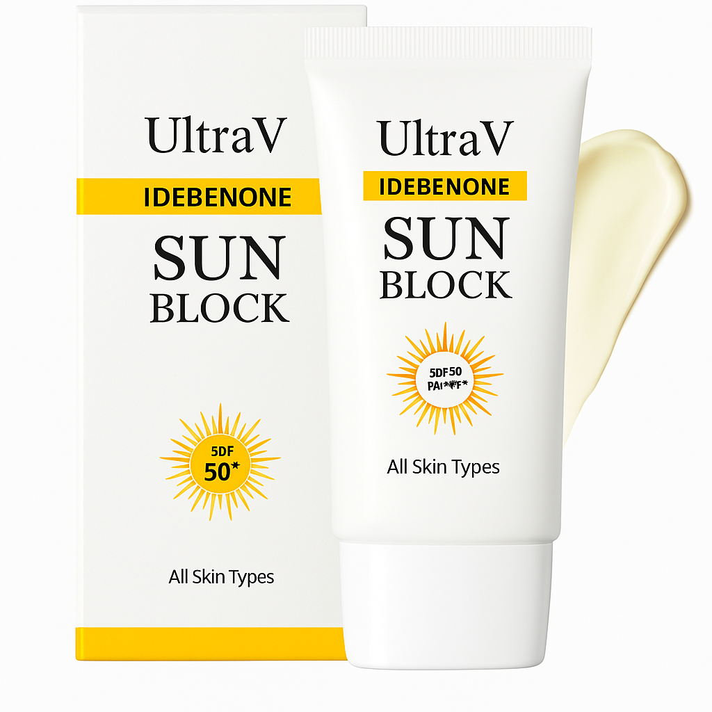 A high-SPF Korean sunscreen for face, suitable for men and all skin types, known for brightening and anti-aging benefits.