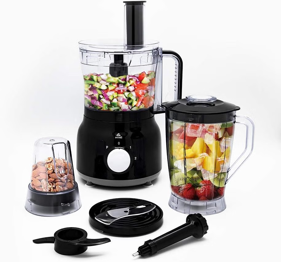 Evvoli 600W Food Processor – Versatile Kitchen Helper 