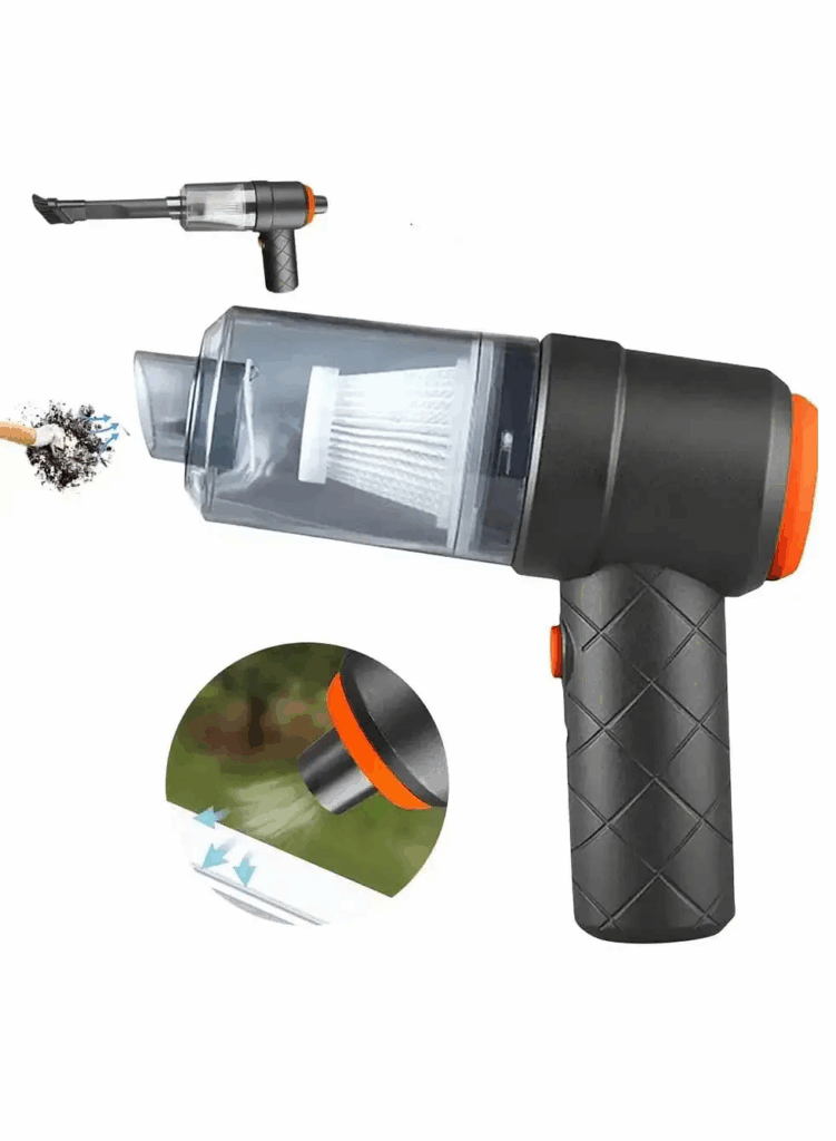 Portable 2-in-1 Vacuum Cleaner – Clean Your Car and Home Anywhere 