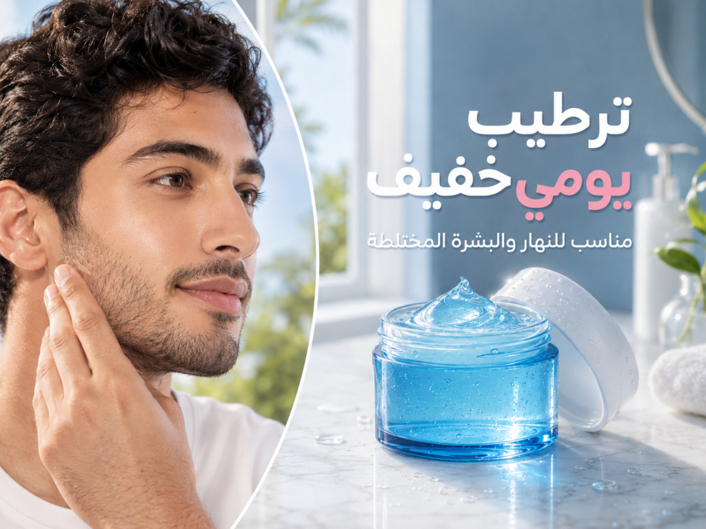 جل الماء هيدرو بوست من نيتروجينا لترطيب البشرة المختلطة والدهنية في النهار